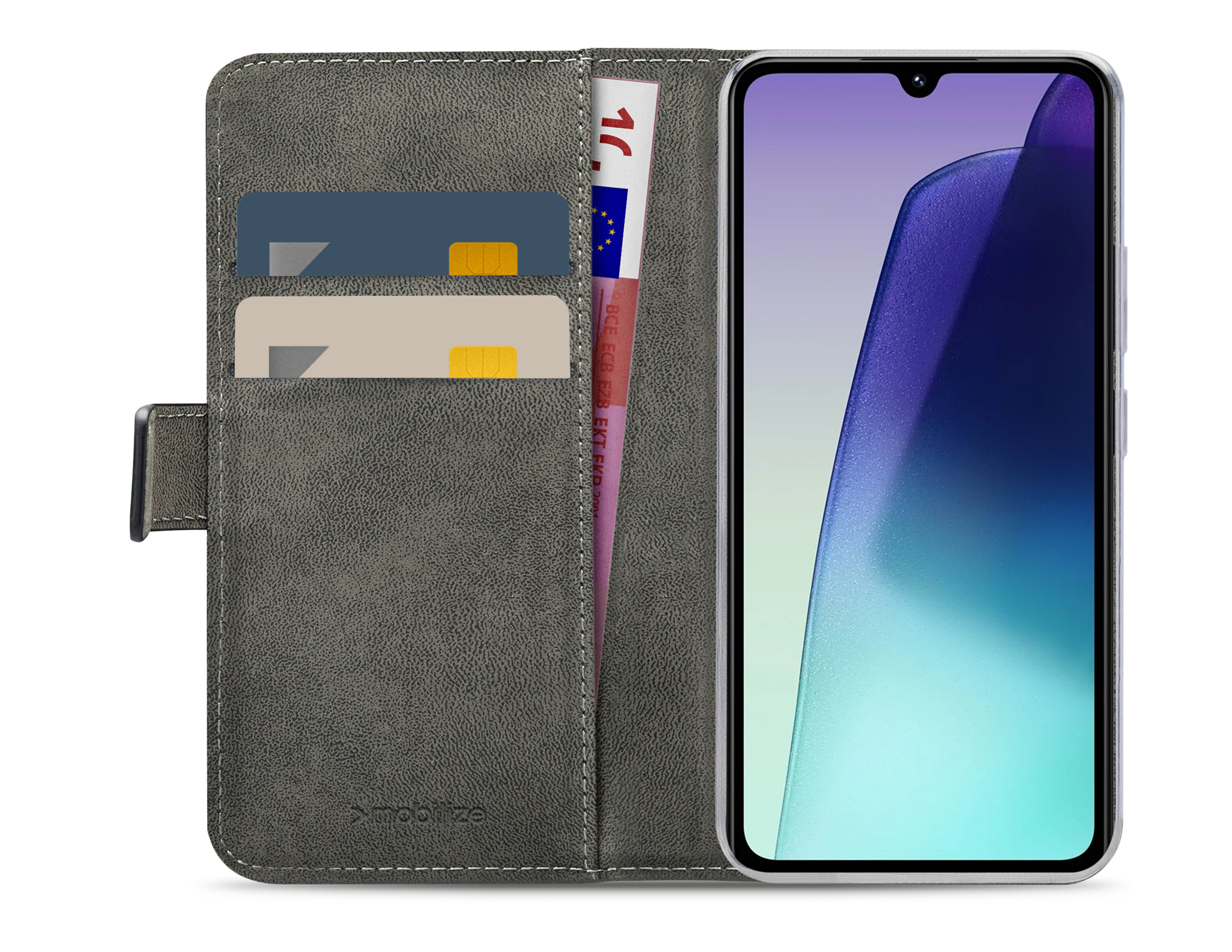 Mobilize Classic Gelly Wallet Book Case Xiaomi Poco C75/Redmi 14C Black - Afbeelding 3