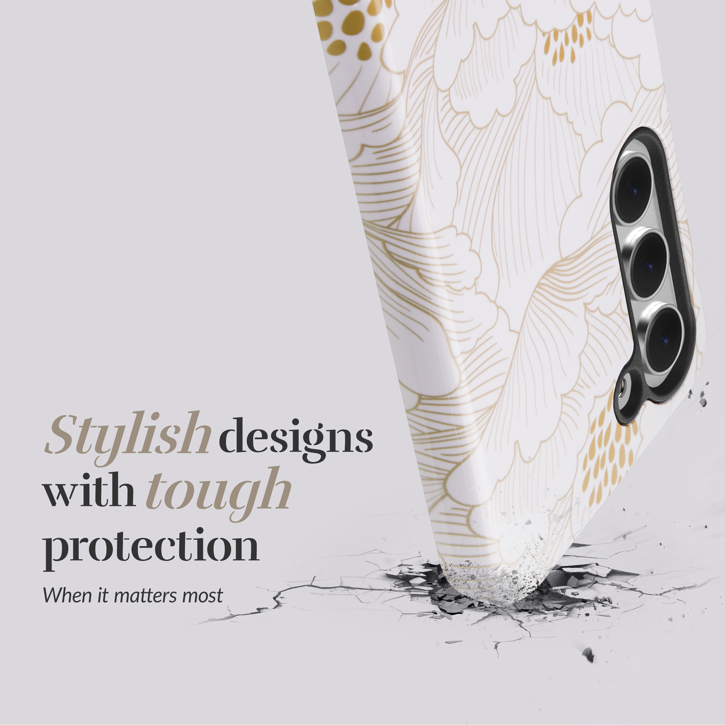 MIO White Roses Magsafe Compatible for Samsung A36 5G/A56 5G - Afbeelding 3