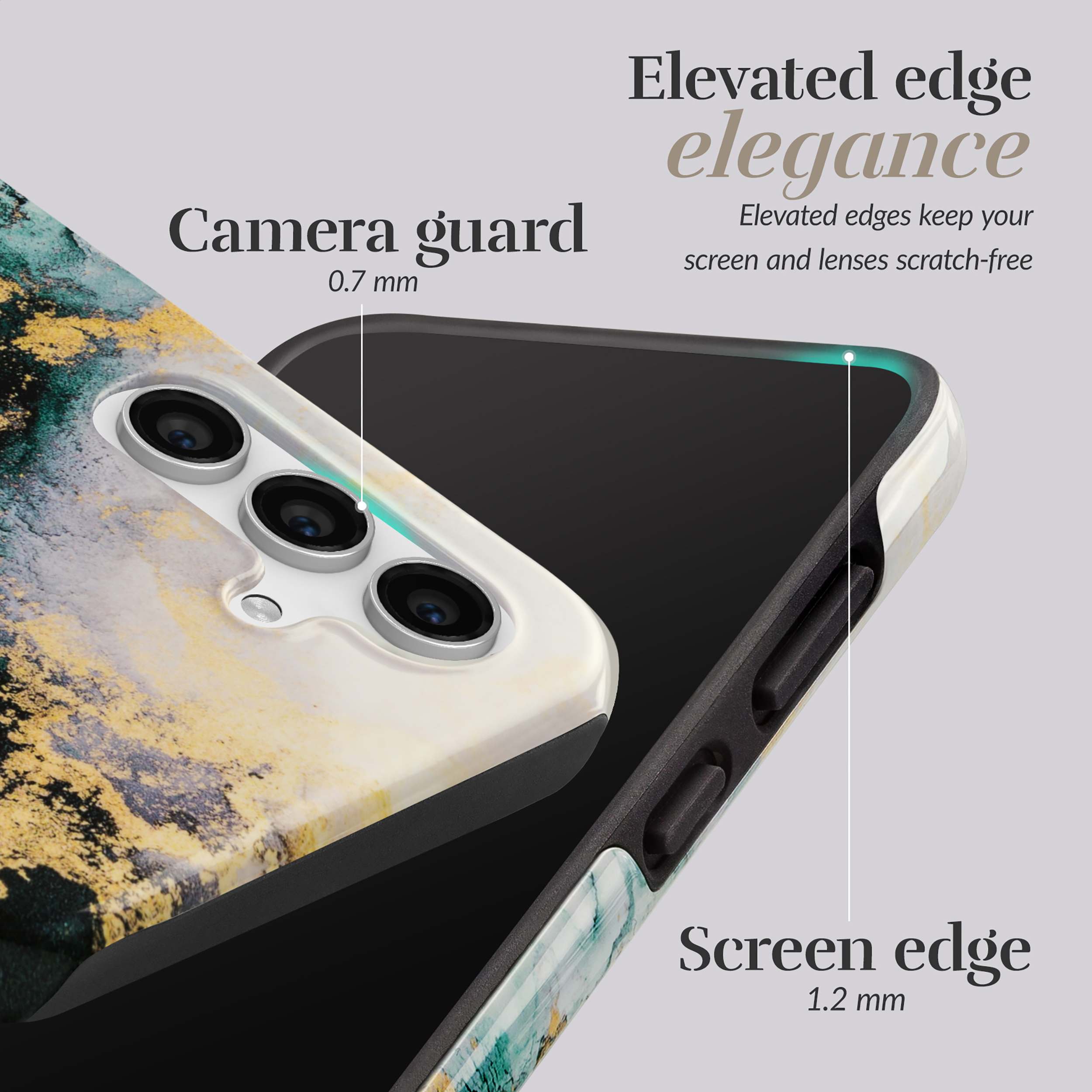 MIO Green Marble Magsafe Compatible for Samsung A36 5G/A56 5G - Afbeelding 4