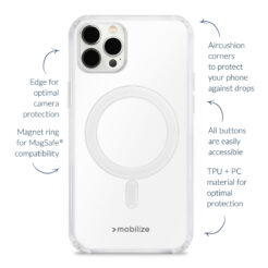 Mobilize Magsafe Compatible Naked Protection Case for Apple iPhone SE 4 Clear - Afbeelding 2