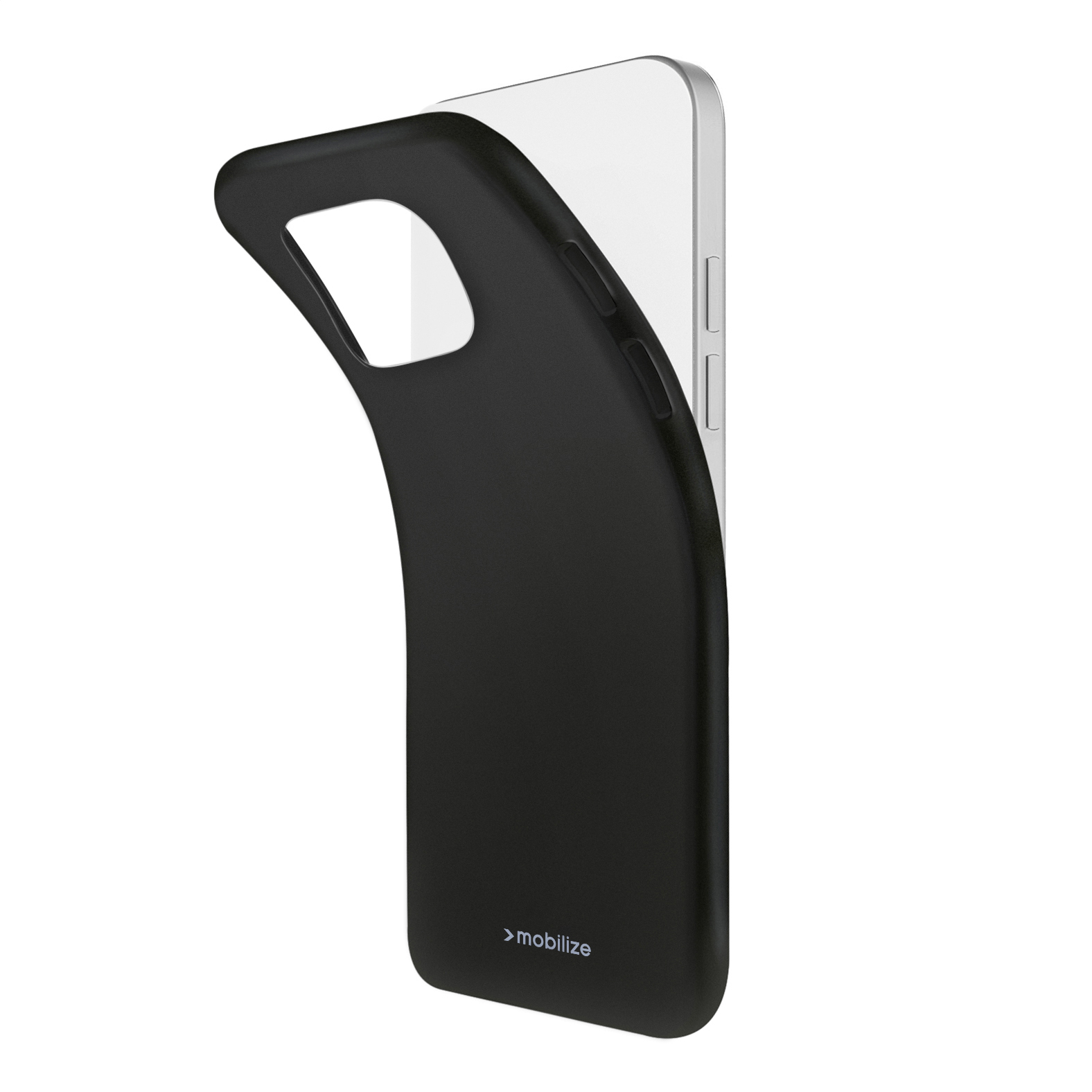 Mobilize Rubber Gelly Case Motorola Moto G75 5G Matt Black - Afbeelding 3