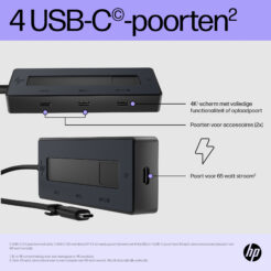 HP 4K USB-C Multiport Hub - Afbeelding 10