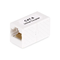 StarTech.com 5-Pack RJ45 Koppelstuk, Inline Cat6 Coupler, Female naar Female (F/F) T568B Connector, UTP Verlengblokje, Unshielded Ethernet Kabel Verlengstuk