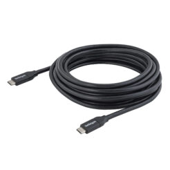 StarTech.com 4m USB-C Laadkabel, Fast Charge & Sync Type C Kabel, 100W (5A) PD, USB 2.0, USB-IF Gecertificeerd - Zwarte USB Oplaadkabel - Afbeelding 4