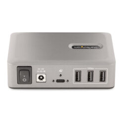 StarTech.com 10-Port USB-C Hub, 8x USB-A + 2x USB-C, Self-Powered met 65W Power Supply, USB 3.1 10Gbps, Desktop/Laptop USB Hub met 0.9m USB-IF Gecertificeerde Locking Kabel, USB Type C Hub - Afbeelding 5