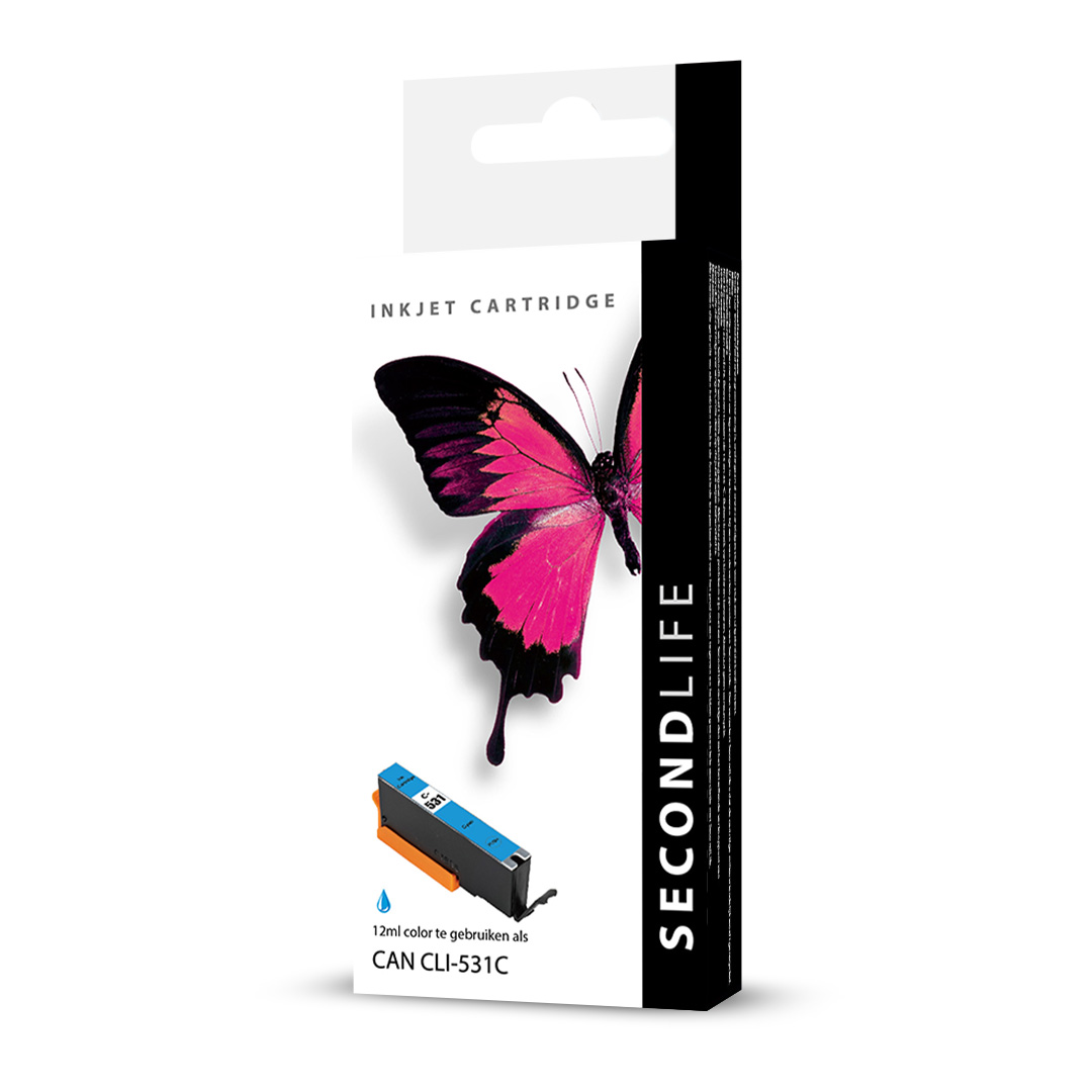 SecondLife - Canon CLI 531 XL Cyan