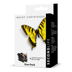 SecondLife - Duopack Brother LC 121 / 123 Black