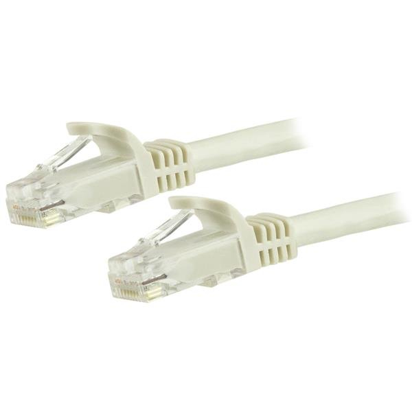 StarTech.com CAT6 kabel utp snagless RJ45 connector koperdraad patchkabel 7,5 m wit