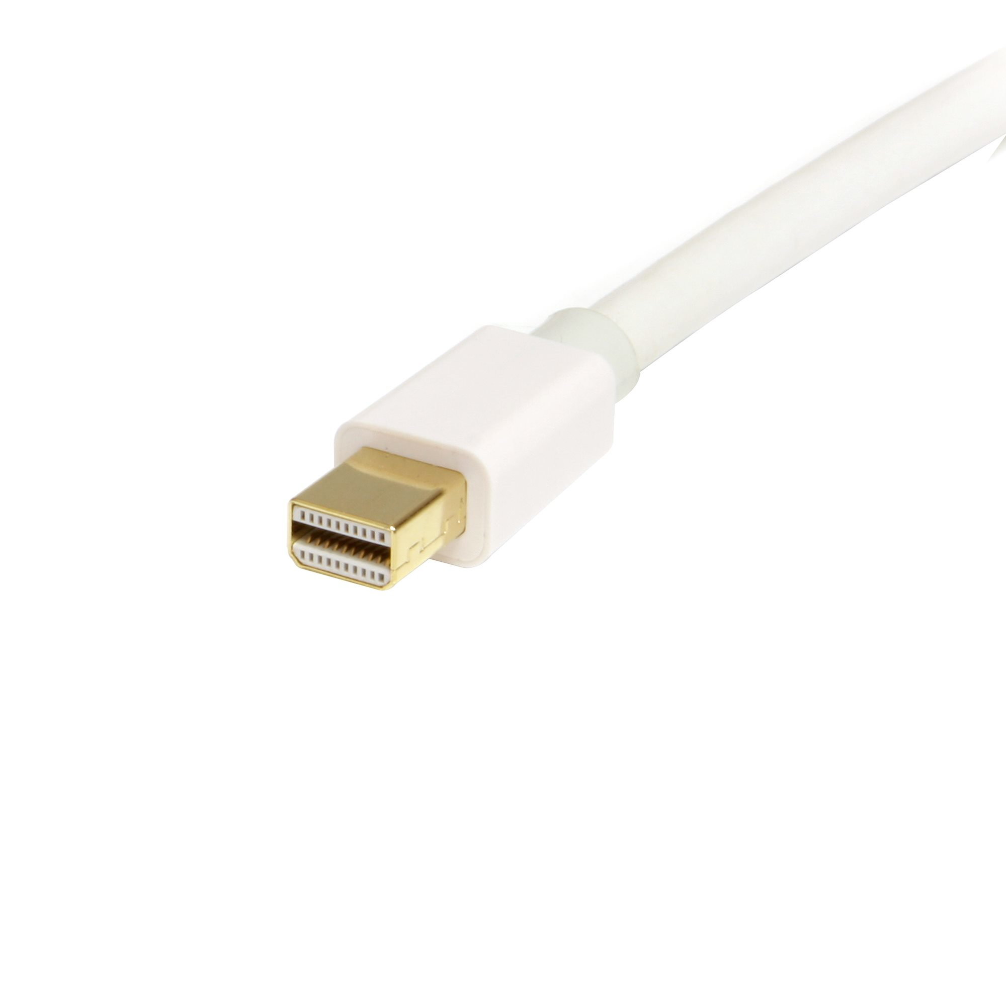 StarTech.com 2m Mini DisplayPort naar DisplayPort 1.2 Kabel - 4K x 2K UHD Mini DisplayPort naar DisplayPort Adapter Kabel - Mini DP naar DP Monitor Kabel - mDP naar DP Kabel - Wit - Afbeelding 3