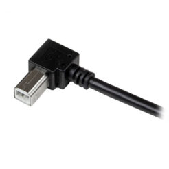 StarTech.com 1 m USB 2.0 A naar rechtshoekige B-kabel M/M - Afbeelding 5
