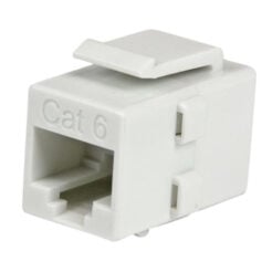 StarTech.com Witte Cat 6 RJ45 Keystone jack-netwerkkoppeling F/F