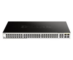 D-Link DGS-1210-52 Managed L2 Gigabit Ethernet (10/100/1000) 1U Zwart