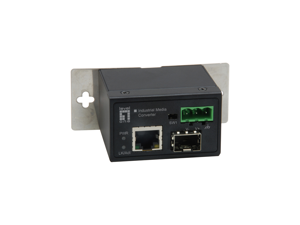 LevelOne IEC-4000 netwerk media converter 100 Mbit/s Zwart - Afbeelding 3