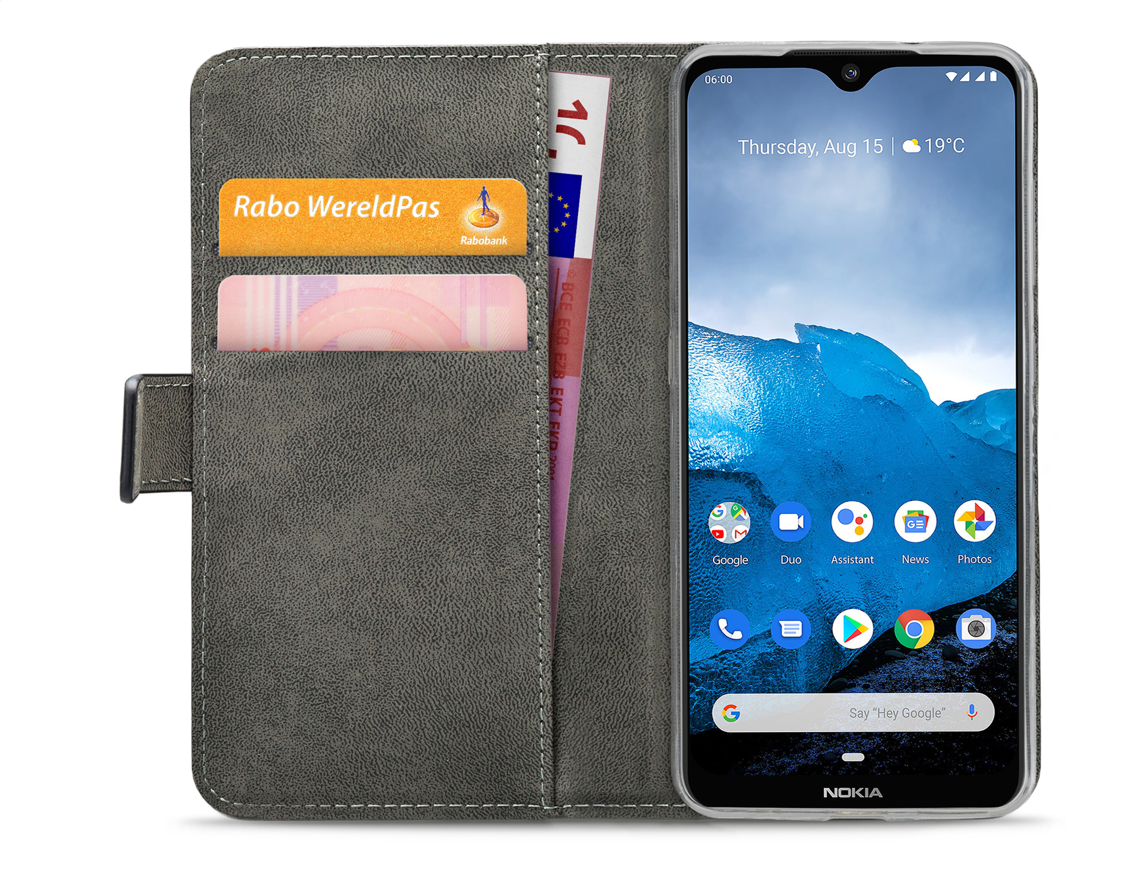 Mobilize Classic Gelly Wallet Book Case Nokia 6.2/7.2 Black - Afbeelding 2