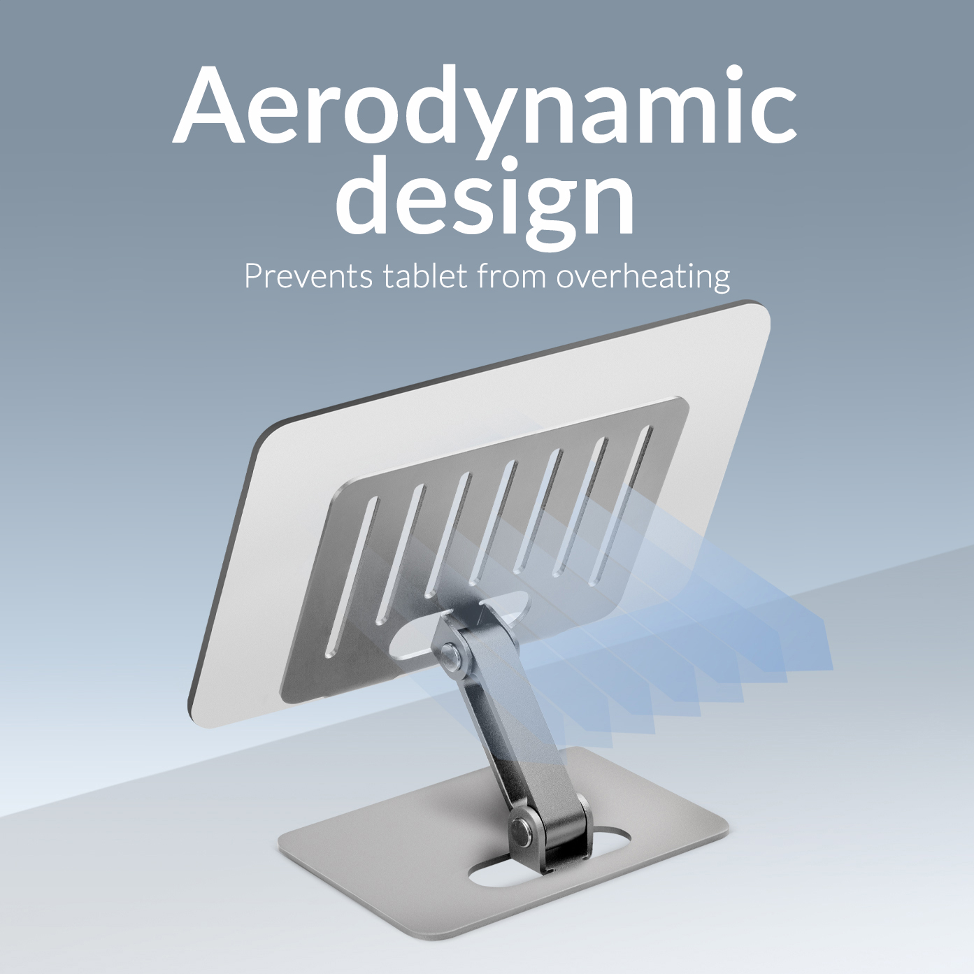 Mobilize Foldable Aluminium Tablet Stand Silver - Afbeelding 4