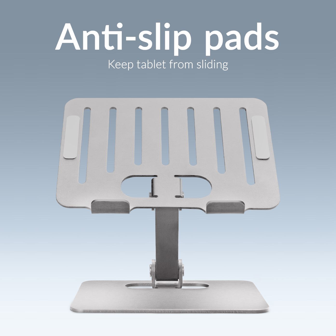 Mobilize Foldable Aluminium Tablet Stand Silver - Afbeelding 6