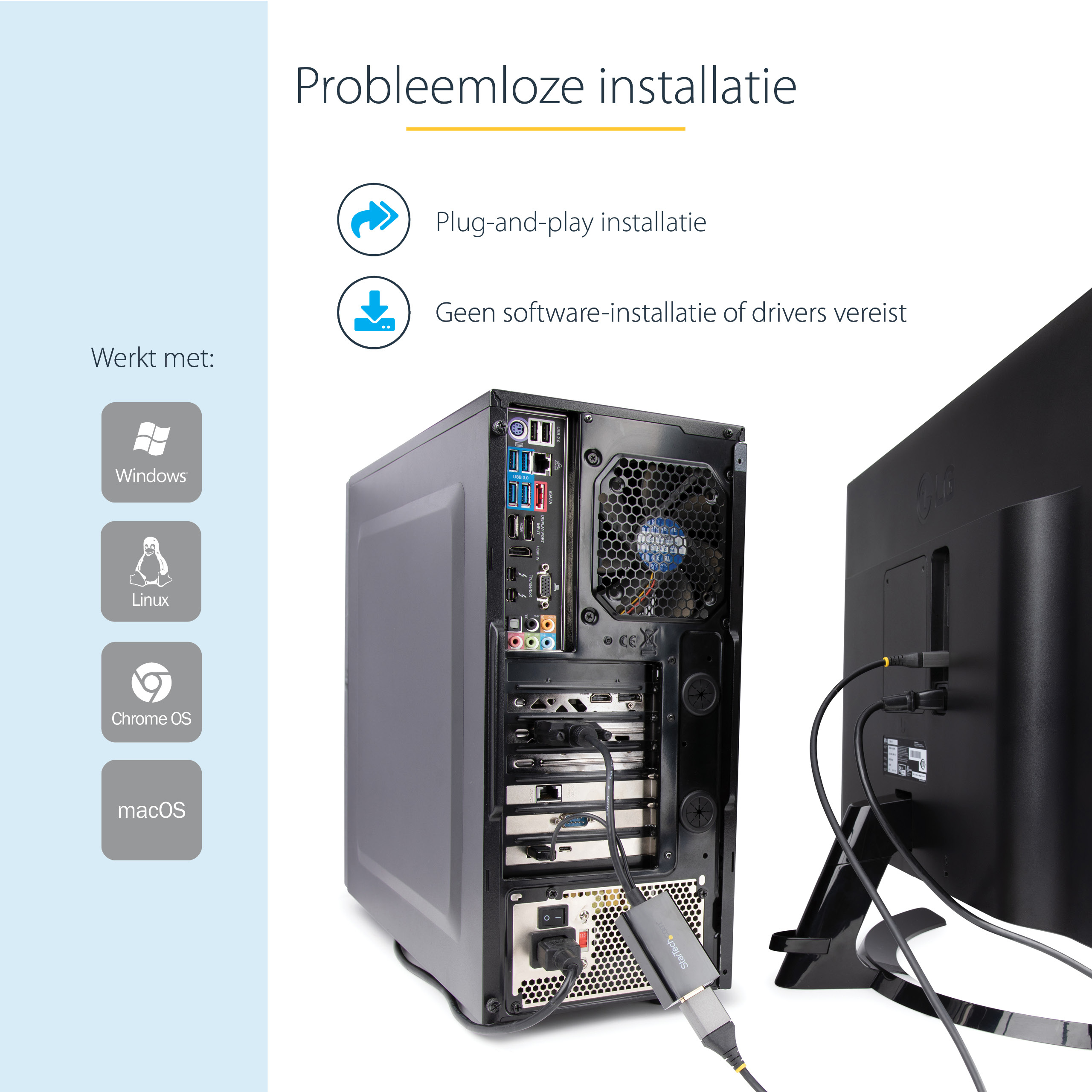 StarTech.com DVI naar DisplayPort adapter met USB Power 1920 x 1200 - Afbeelding 15