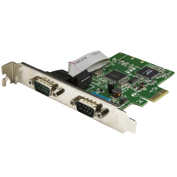 StarTech.com 2 poorts PCI Express seriële kaart met 16C1050 UART RS232 - Afbeelding 2