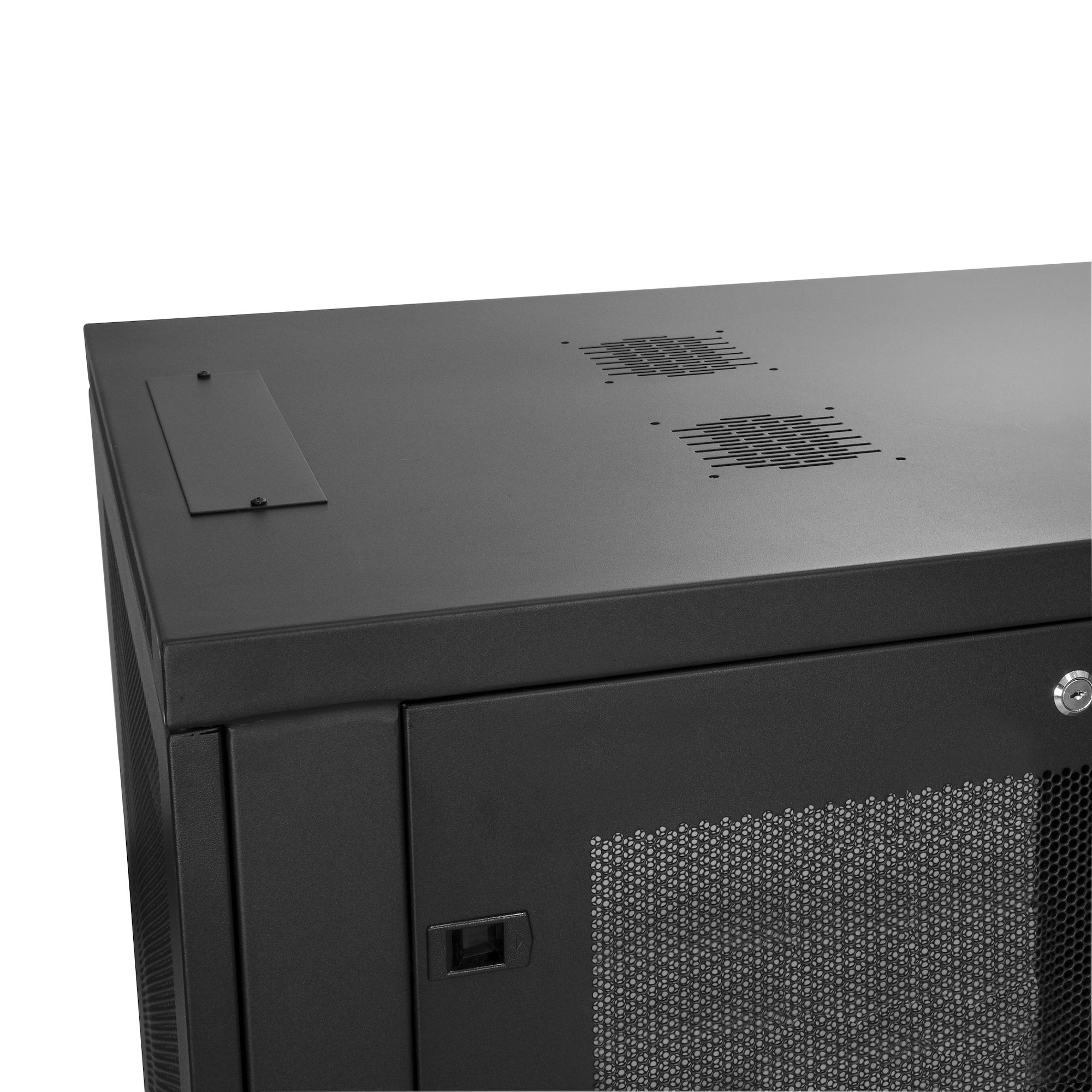 StarTech.com 4 Post 24U Netwerkkast, Vergrendelbare 19" Patchkast voor Computer / AV / IT / Data Apparatuur, Server Rack voor Bureau/Thuis met Wielen & Verstelbare Montagerails - Afbeelding 7