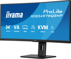 iiyama ProLite XCB3497WQSNP-B1 computer monitor 86,4 cm (34") 3440 x 1440 Pixels UltraWide Quad HD LED Zwart - Afbeelding 3