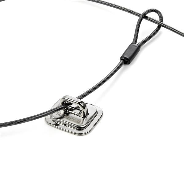 StarTech.com Laptop kabelslot anker staal - Afbeelding 4