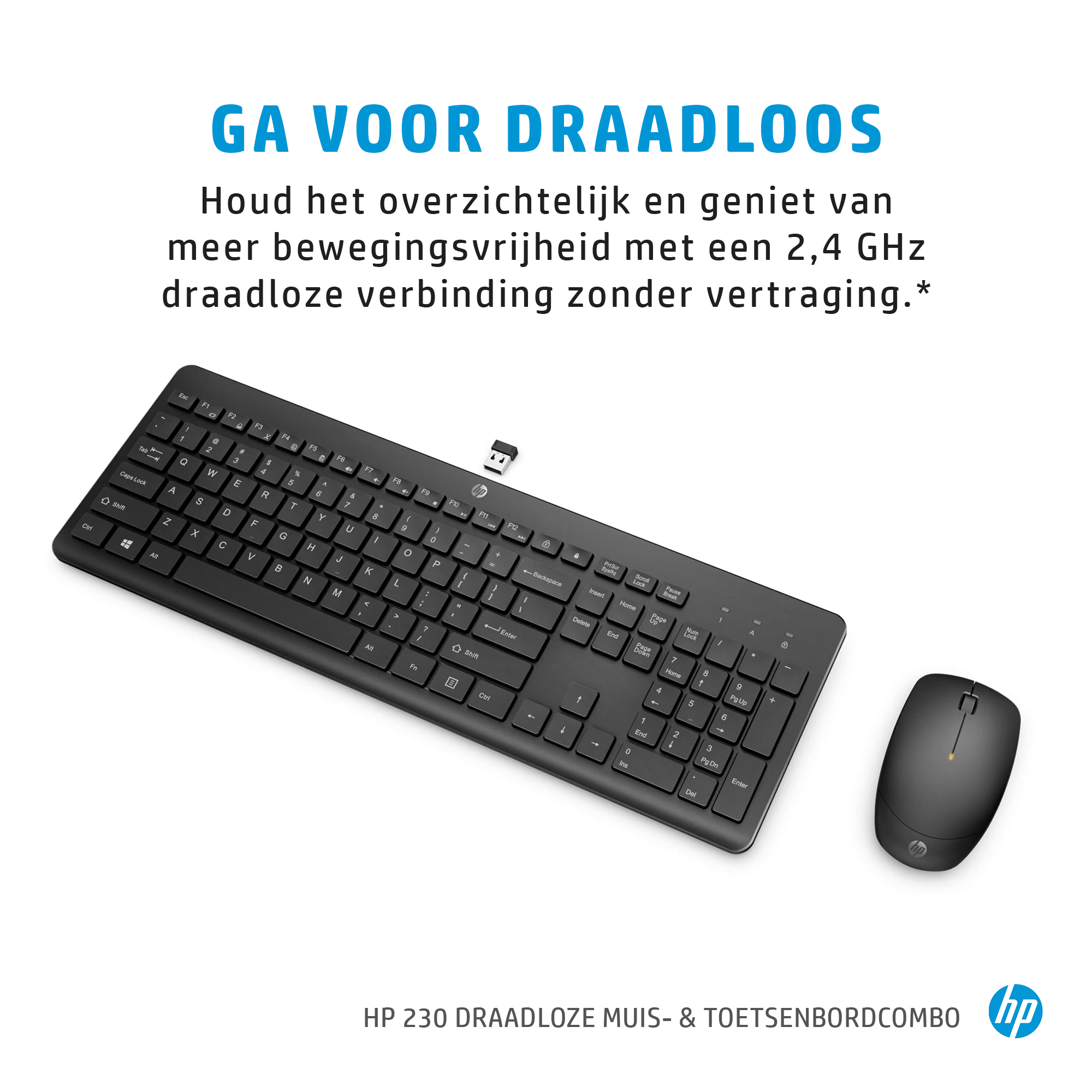 HP 230 draadloze muis- en toetsenbordcombo - Afbeelding 11