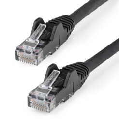 StarTech.com N6LPATCH50CMBK netwerkkabel Zwart 0,5 m Cat6 U/UTP (UTP)