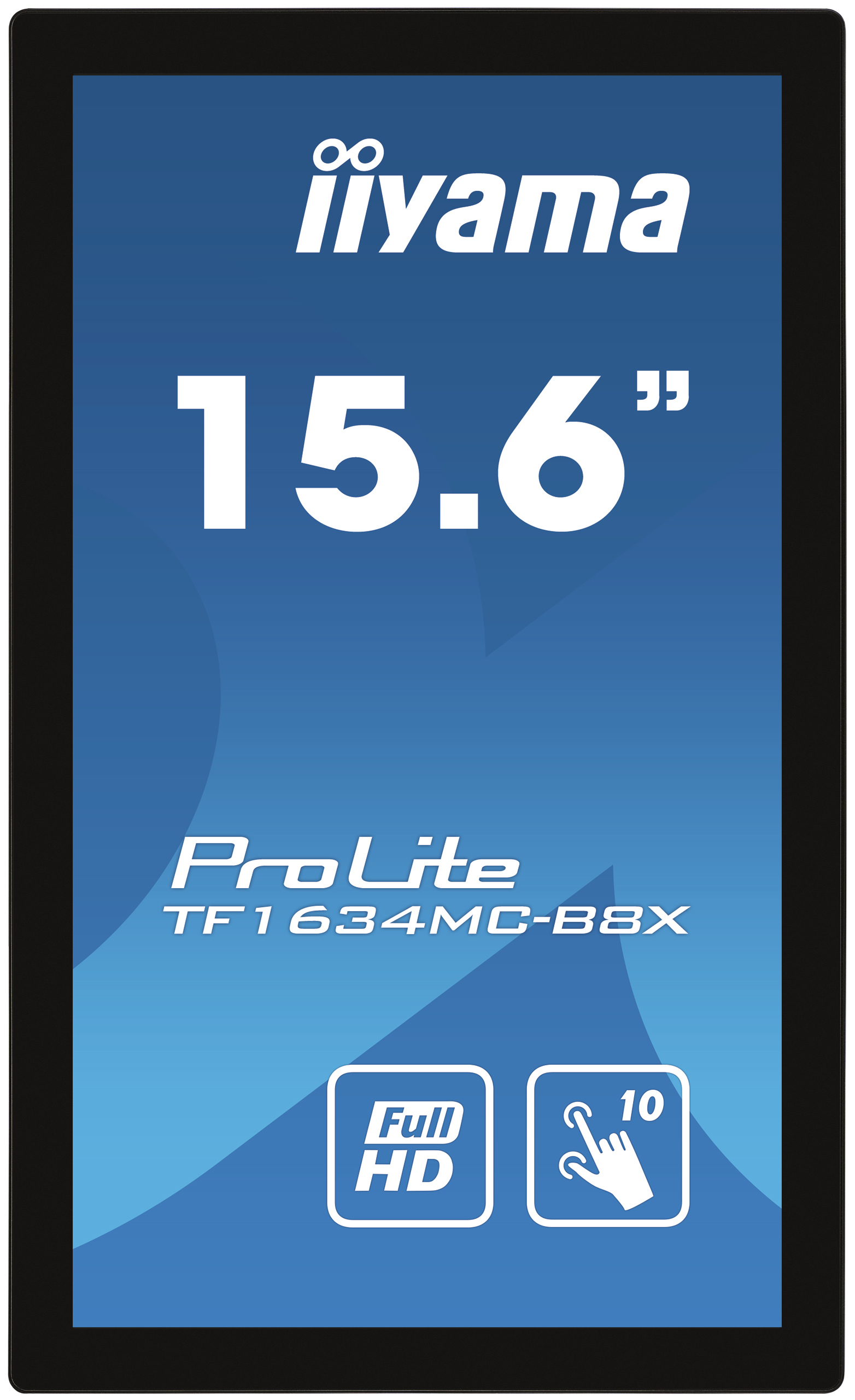 iiyama ProLite TF1634MC-B8X computer monitor 39,6 cm (15.6") 1920 x 1080 Pixels Full HD LED Touchscreen Multi-gebruiker Zwart - Afbeelding 3