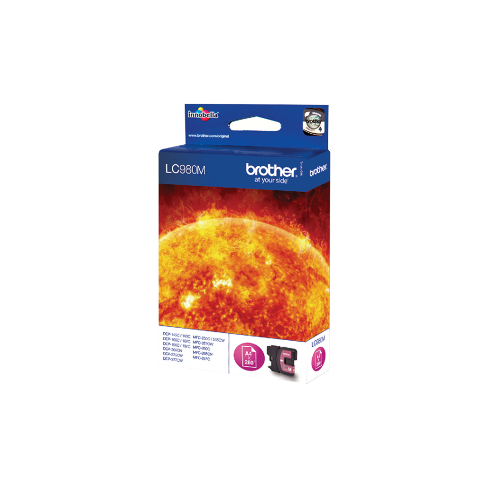 Brother LC980M inktcartridge 1 stuk(s) Origineel Magenta