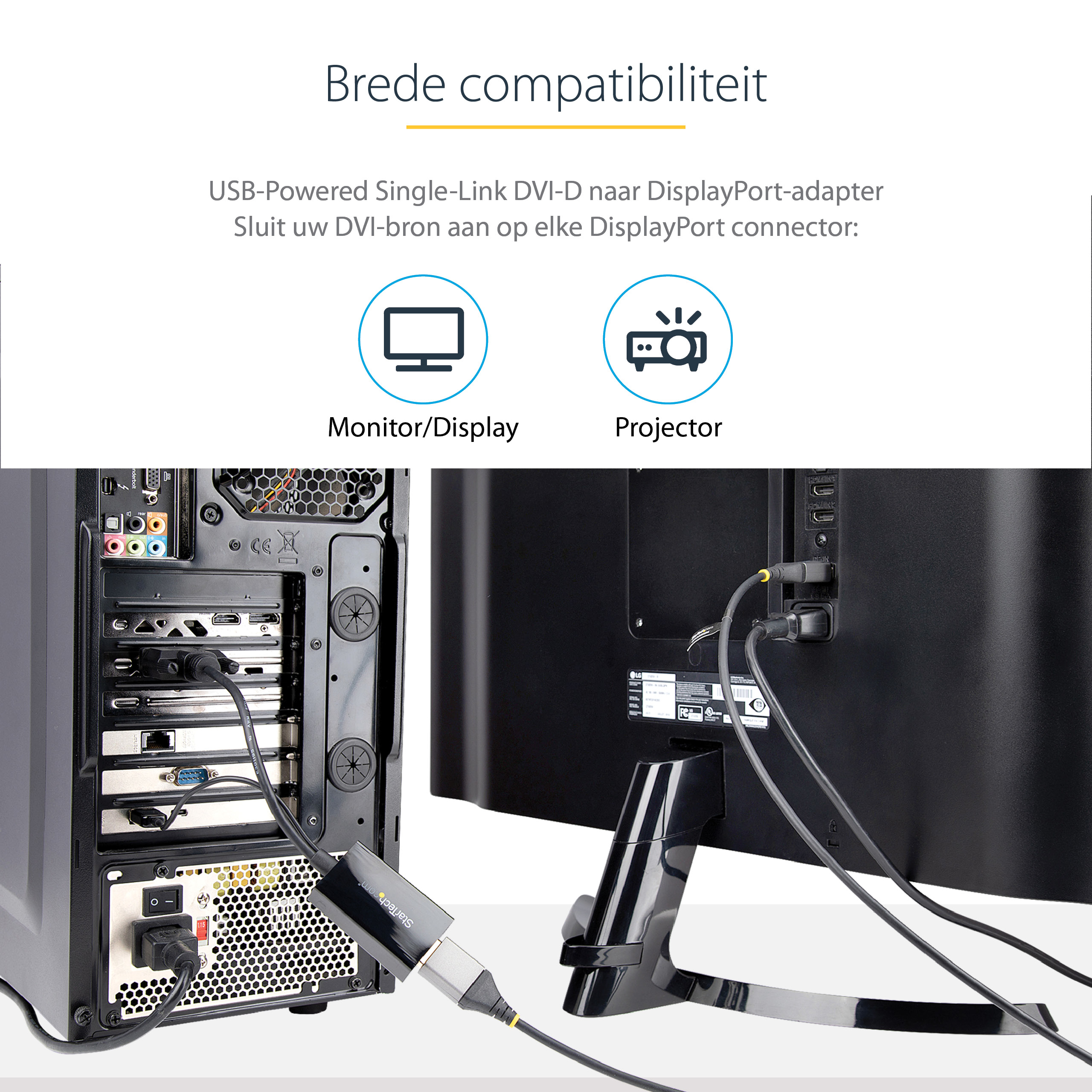 StarTech.com DVI naar DisplayPort adapter met USB Power 1920 x 1200 - Afbeelding 12