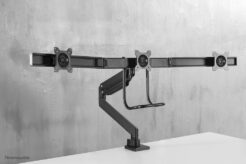 Neomounts NM-D775DX3BLACK Monitorarm 17-27" - gasveer - Topfix - 180°-stop - Afbeelding 17