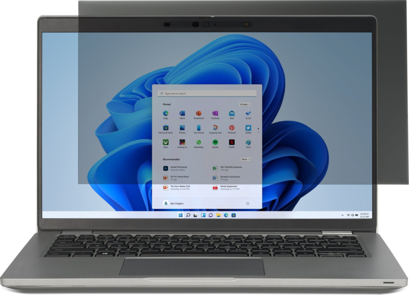 Privacy Filter 2-Way Removable 33.8cm 13.3 inch Wide 16:9
