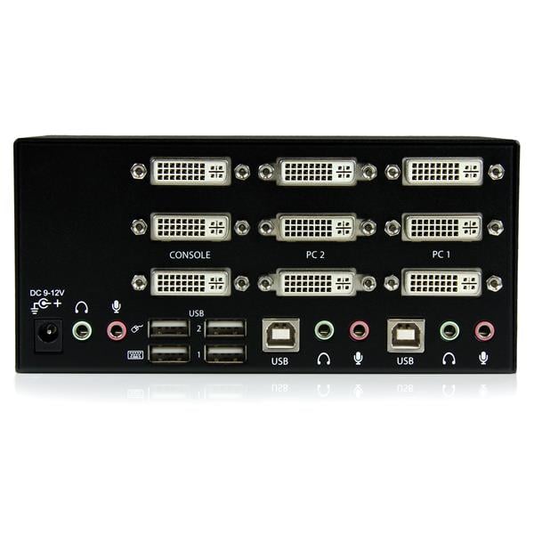 StarTech.com 2-poort Triple monitor DVI USB KVM-switch met audio en USB 2.0-hub - Afbeelding 4