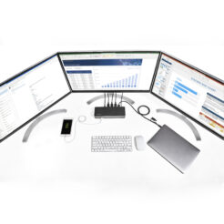 StarTech.com USB-C & USB-A Dock - Hybride Universeel Triple Monitor Laptop Docking Station DisplayPort & HDMI 4K 60Hz - 85W Power Delivery, 6x USB Hub, GbE, Audio - USB 3.1 Gen 2 10Gbps - Afbeelding 14