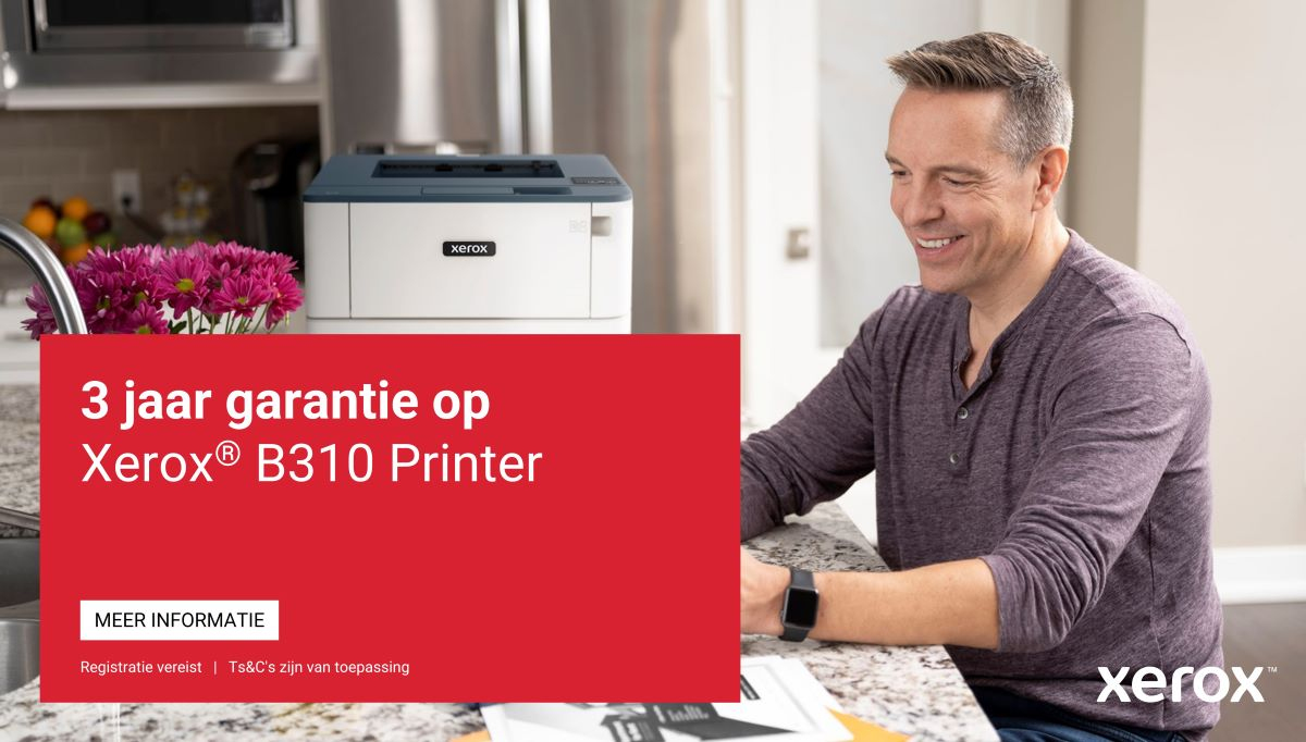 Xerox B310 A4 40 ppm draadloze dubbelzijdige printer PS3 PCL5e/6 2 laden totaal 350 vel - Afbeelding 13