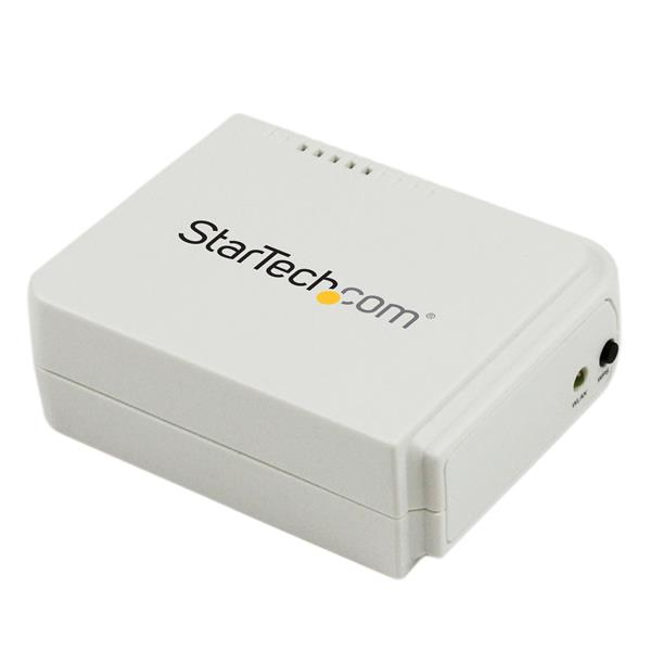StarTech.com 1-poorts USB Wireless N netwerkprintserver met 10/100 Mbps Ethernet-poort 802.11 b/g/n - Afbeelding 2