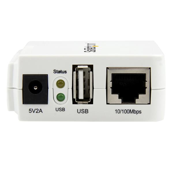 StarTech.com 1-poorts USB Wireless N netwerkprintserver met 10/100 Mbps Ethernet-poort 802.11 b/g/n - Afbeelding 4