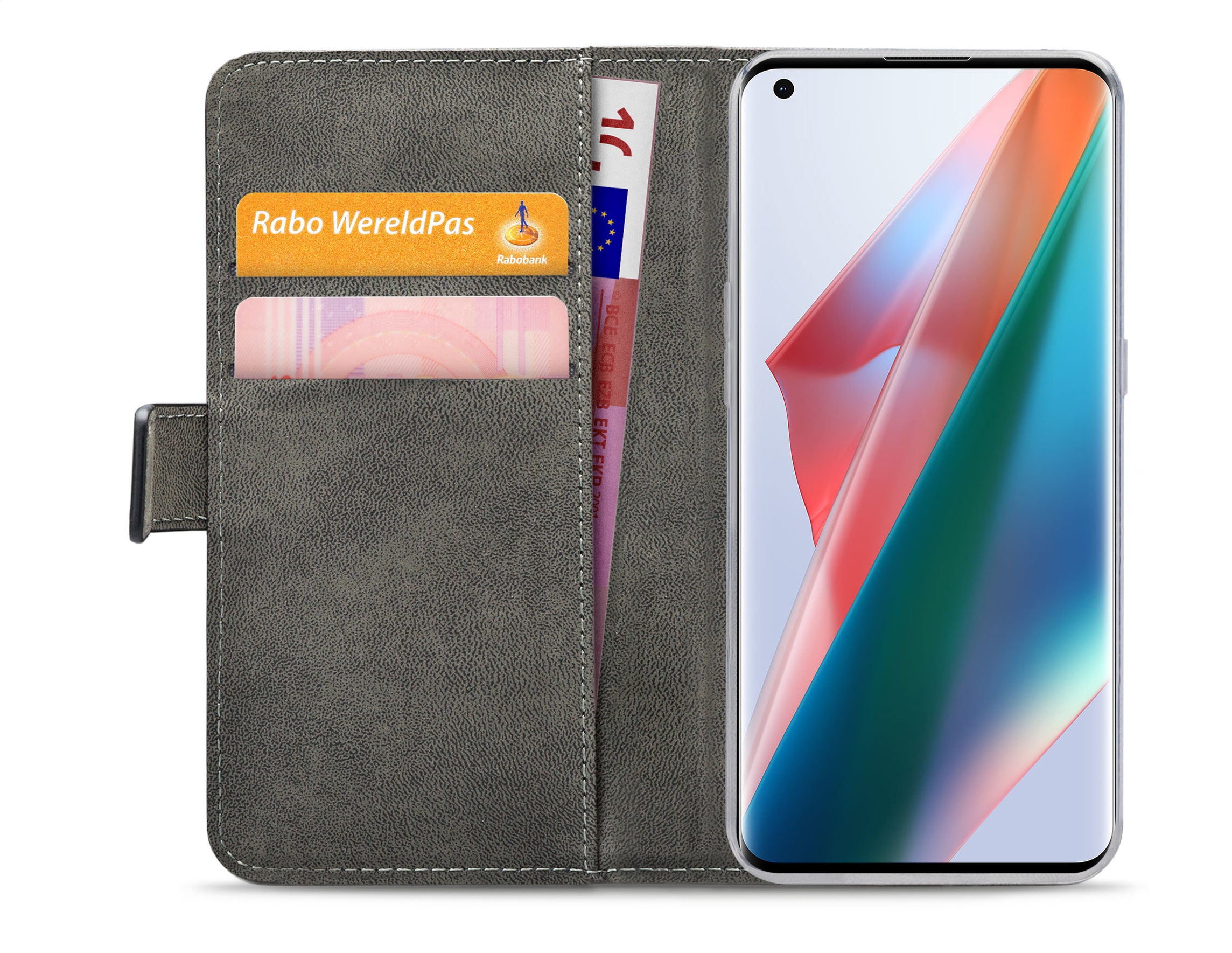 Mobilize Classic Gelly Wallet Book Case OPPO Find X3/X3 Pro Black - Afbeelding 3