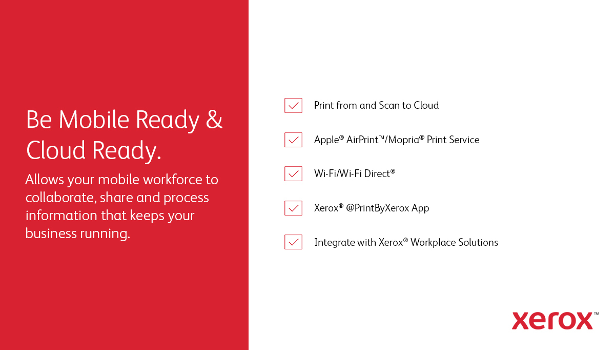 Xerox B310 A4 40 ppm draadloze dubbelzijdige printer PS3 PCL5e/6 2 laden totaal 350 vel - Afbeelding 26