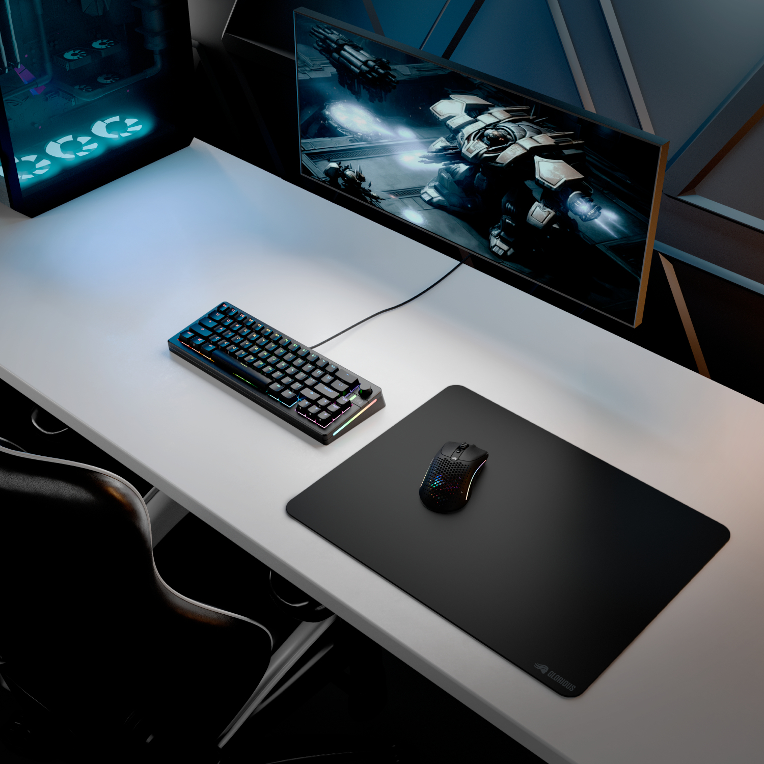 Glorious Gaming GLO-MP2-CLTH-EGL-XL-BLK muismat Game-muismat Zwart - Afbeelding 6