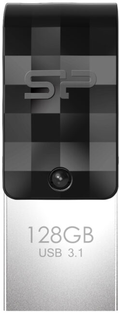 Silicon Power C31 Dual USB Pendrive Mobile 128GB USB-C Black