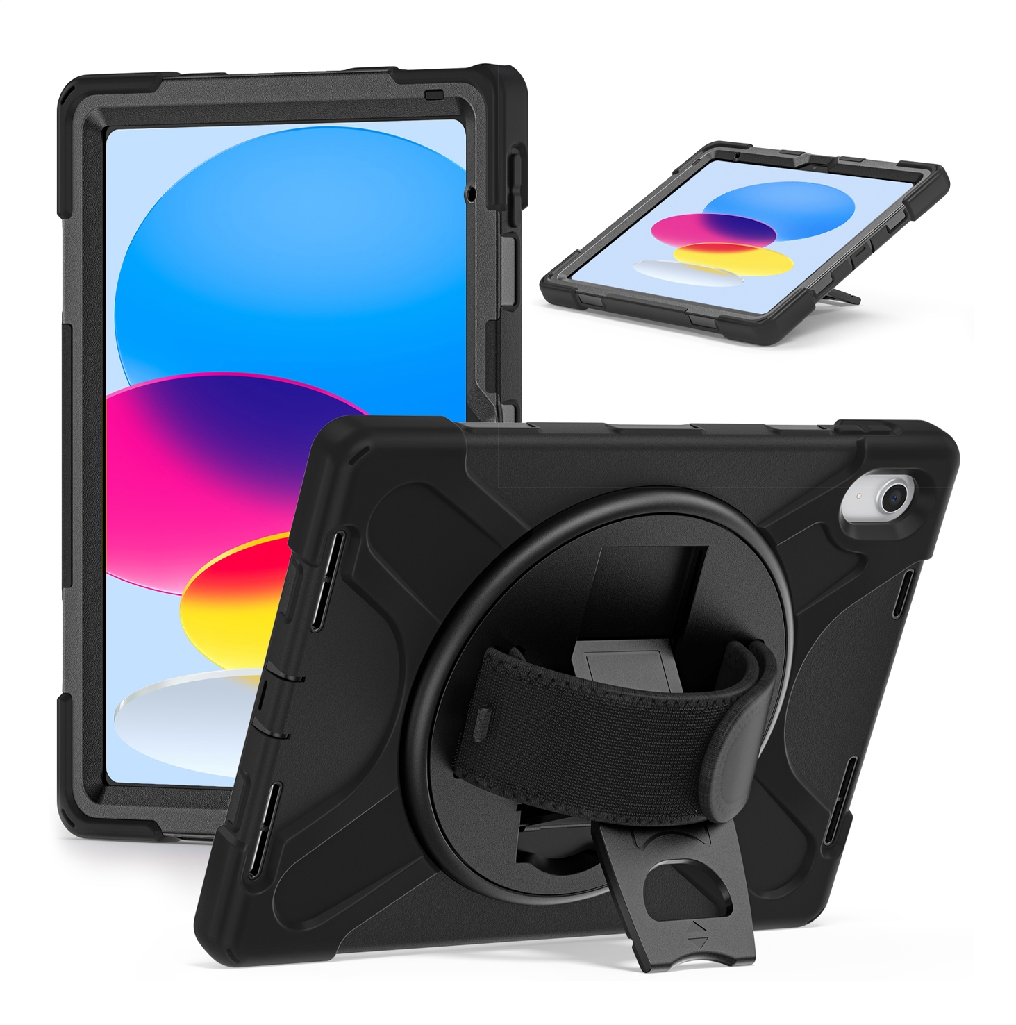 Xccess Survivor All-round Case Apple iPad 10.9 (2022)/iPad 11 (2025) Black (Screenless) - Afbeelding 8