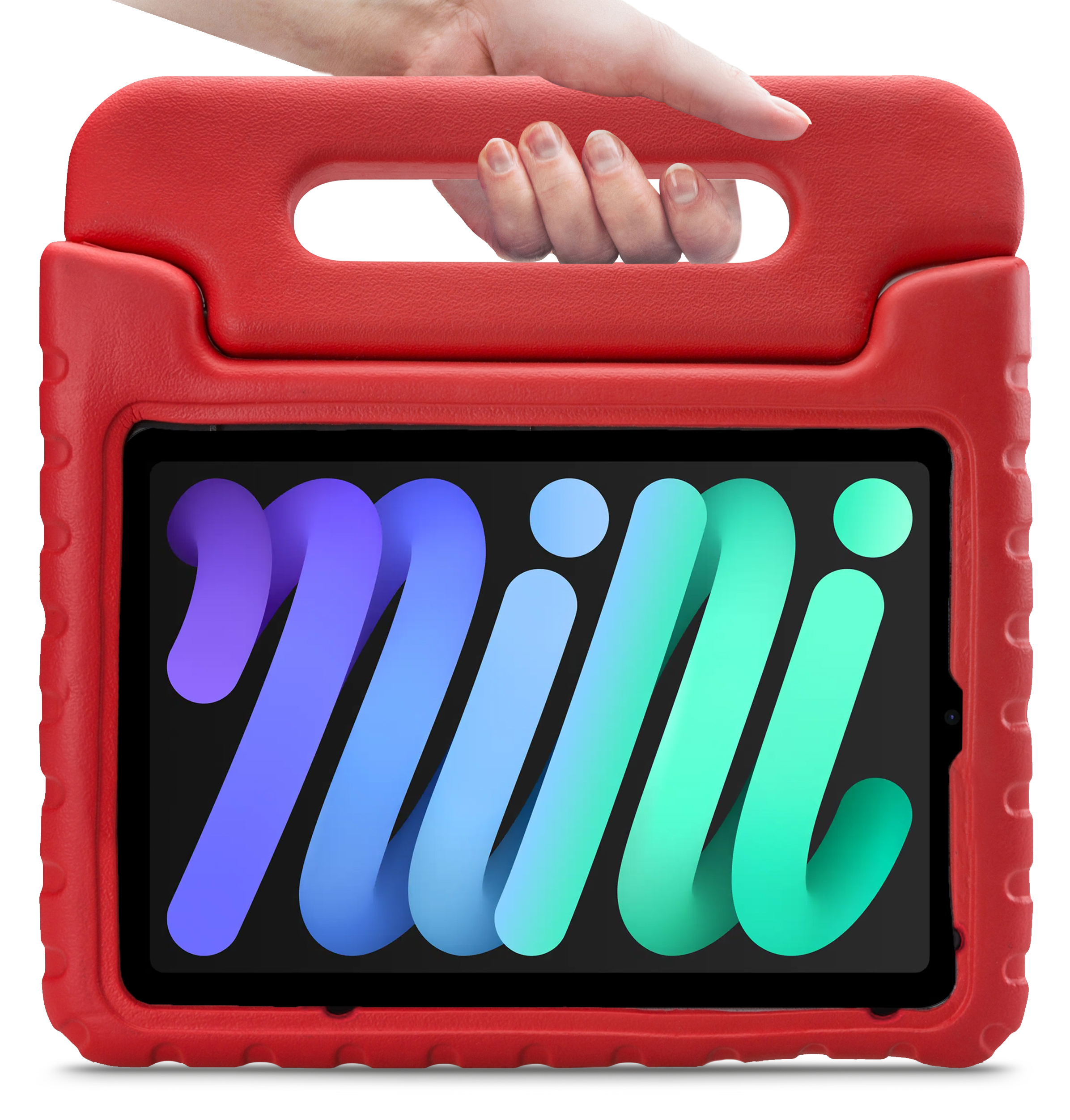 Xccess Kids Guard Tablet Case for Apple iPad Mini 6 (2021)/Mini (2024) Red - Afbeelding 2