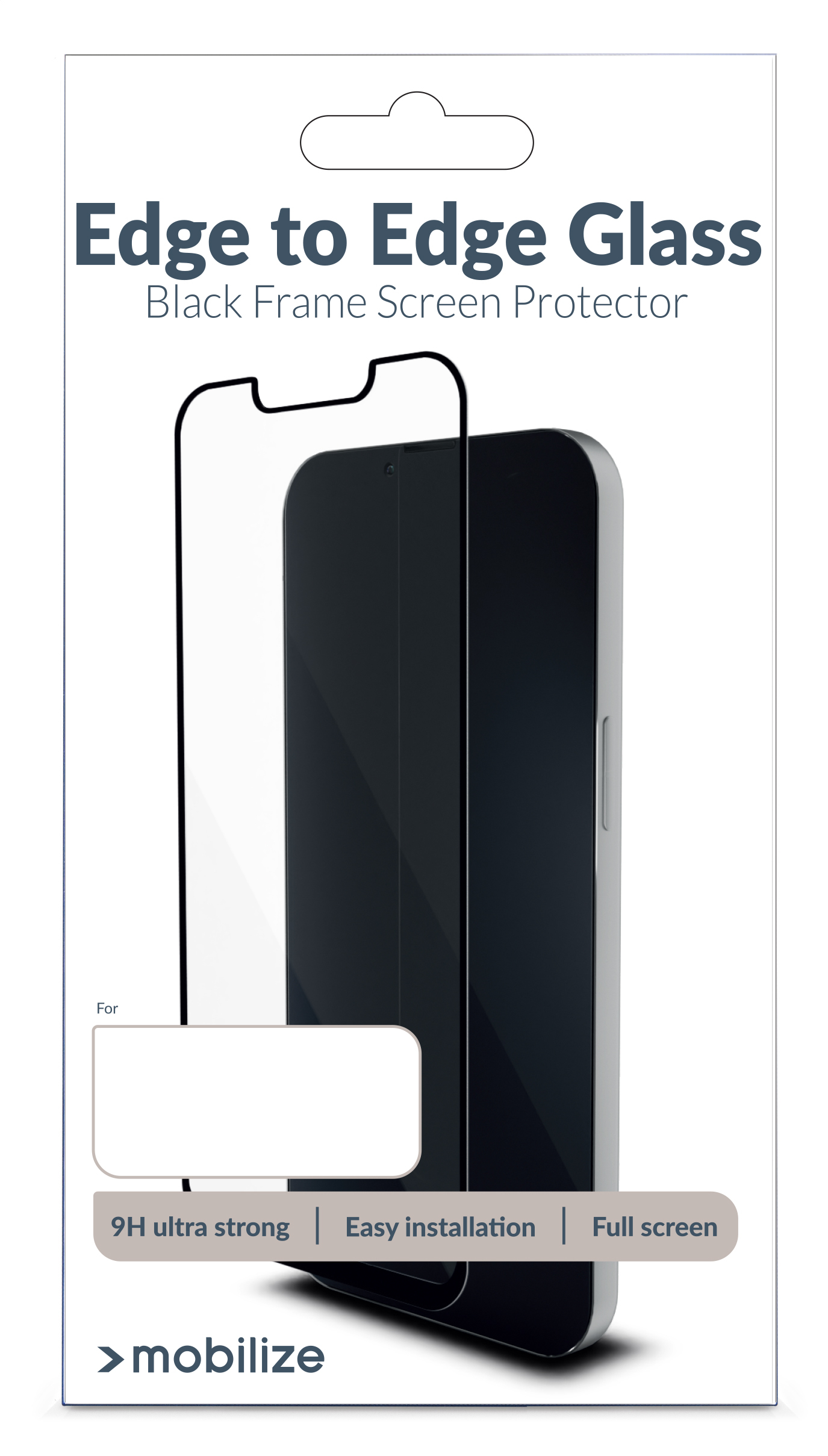 Mobilize Glass Screen Protector - Black Frame - Samsung Galaxy S25 Edge 5G - Afbeelding 2