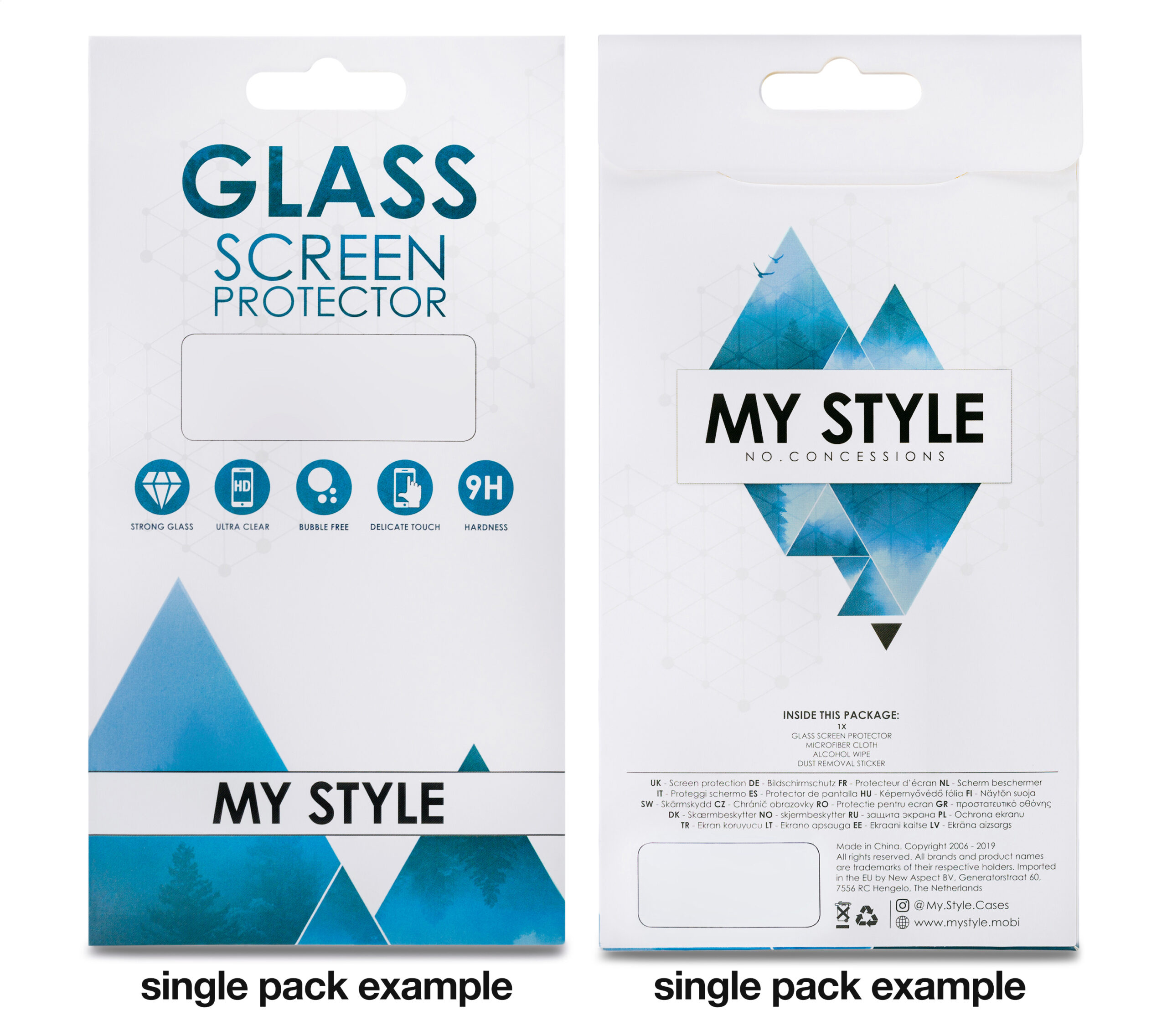 My Style Tempered Glass Screen Protector for Samsung Galaxy S25 Edge 5G Clear (10-Pack) - Afbeelding 3