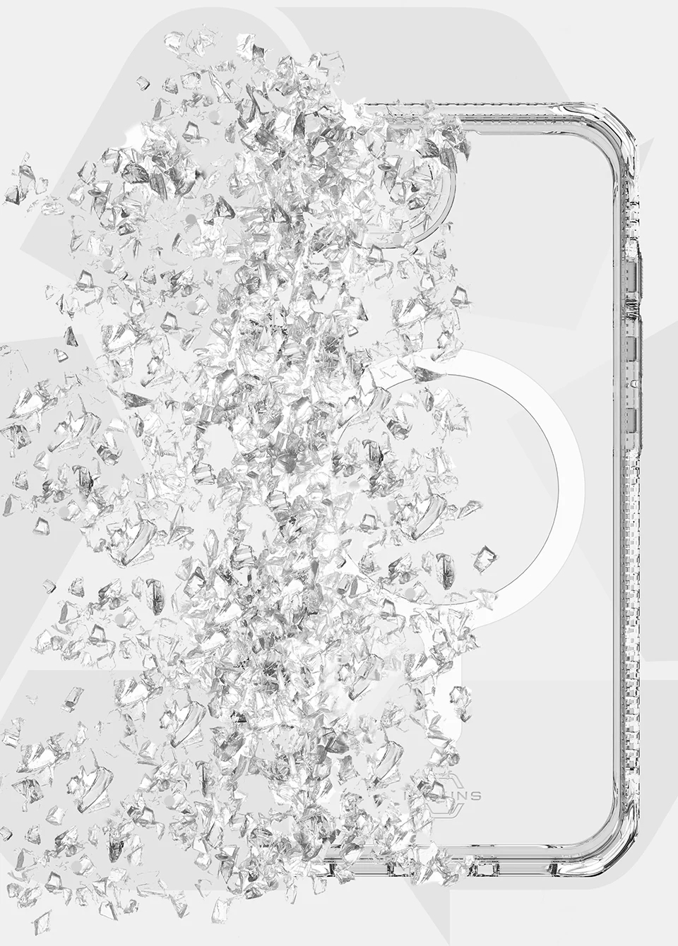ITSKINS Level 2 HybridMagClear_R for Apple iPhone 16e Transparent - Afbeelding 6