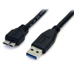 StarTech.com 50 cm zwarte SuperSpeed USB 3.0-kabel A naar micro B M/M - Afbeelding 2