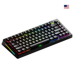 Glorious Gaming GMMK 3 PRO 75% Prebuilt toetsenbord Gamen USB + RF Wireless + Bluetooth QWERTY Amerikaans Engels Zwart