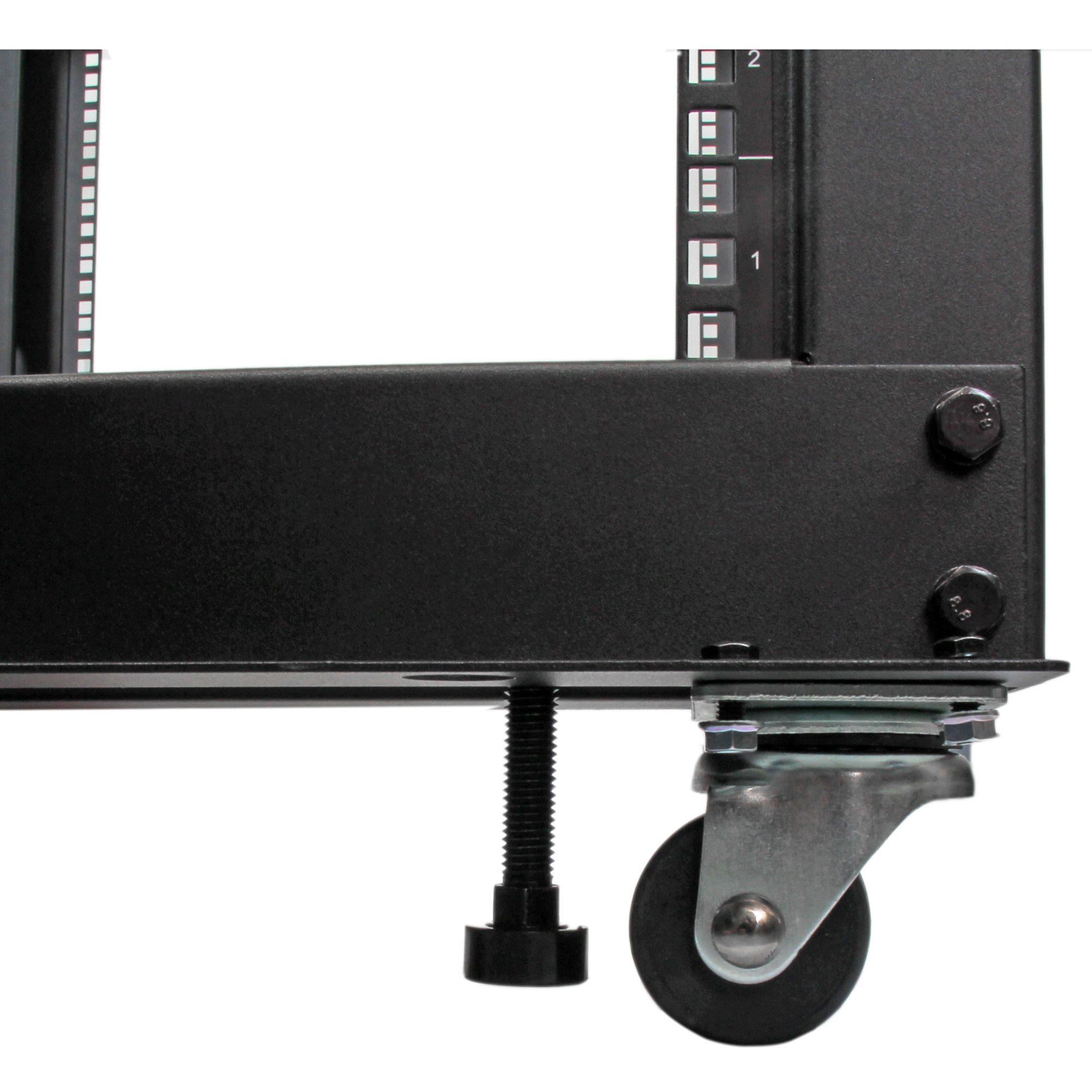 StarTech.com 8U 4-Post Server Rack, 19in Open Frame Rack met 101cm Montagediepte en 544kg Draagkracht, Mobiel of Vrijstaand IT Rack - Afbeelding 3