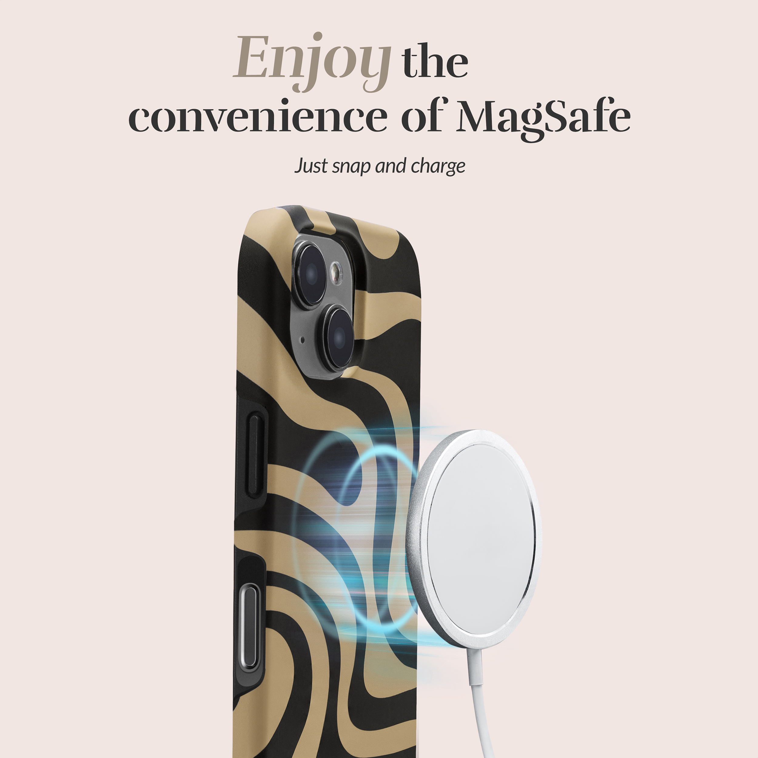 MIO Swirl Magsafe Compatible for iPhone 16e - Afbeelding 2